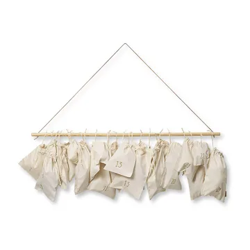 Christmas countdown joulukalenteri - off white - Ferm Living
