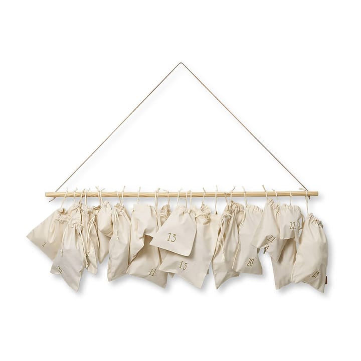 Christmas countdown joulukalenteri - off white - Ferm LIVING