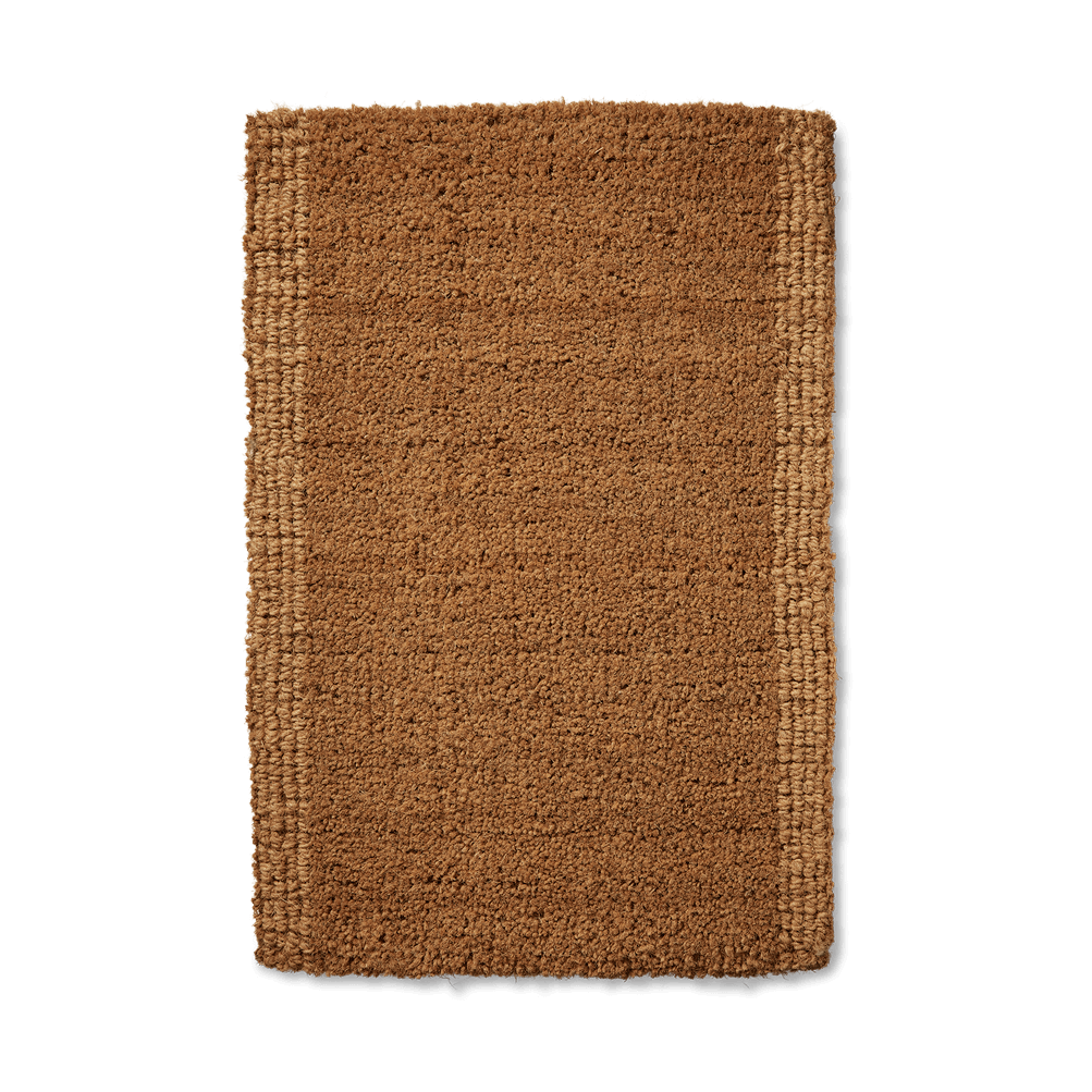 Ferm Living Coir ovimatto 60x90 cm Natural | Skandinaavinen Sisustus | Kynnysmatot | Ruskea