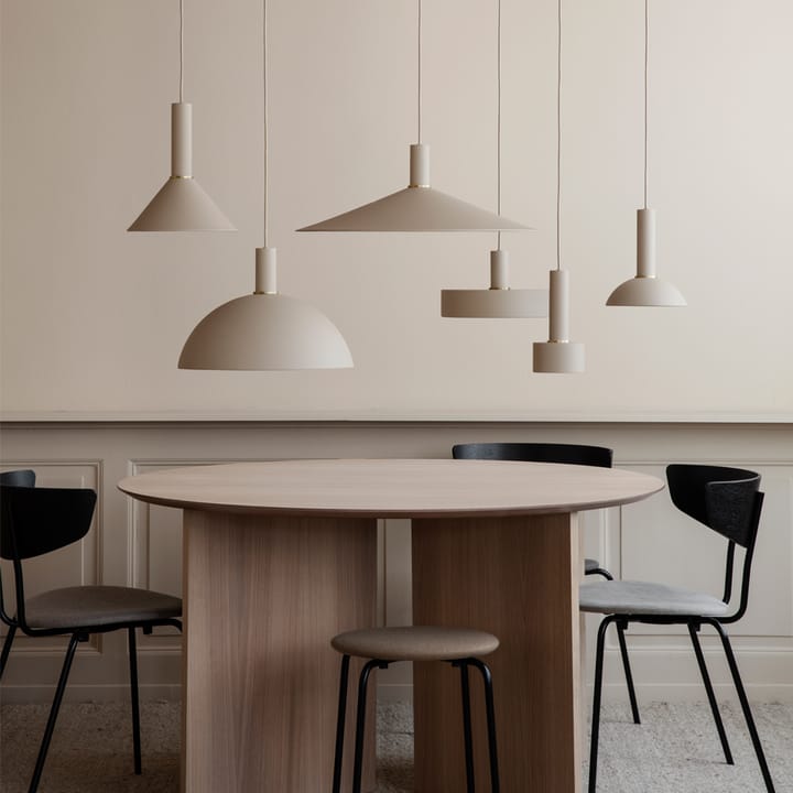 Collect riippuvalaisin - Cashmere, low, disc shade - ferm LIVING