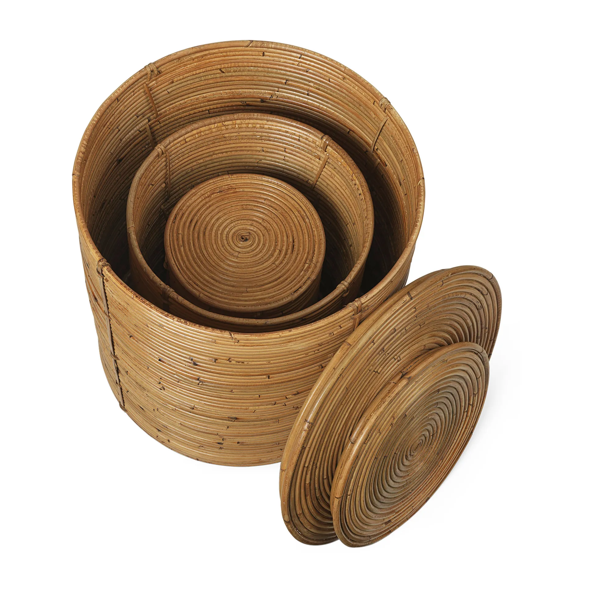 Column säilytyssetti 3 osaa, Natural Stained Ferm Living