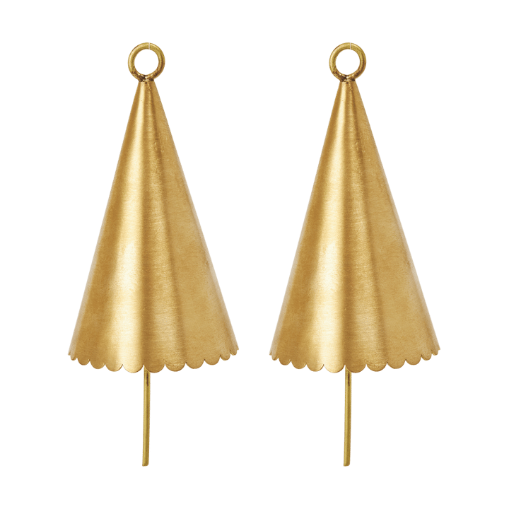 Cone bell koriste-riipus 2-pack - Messinki - Ferm Living