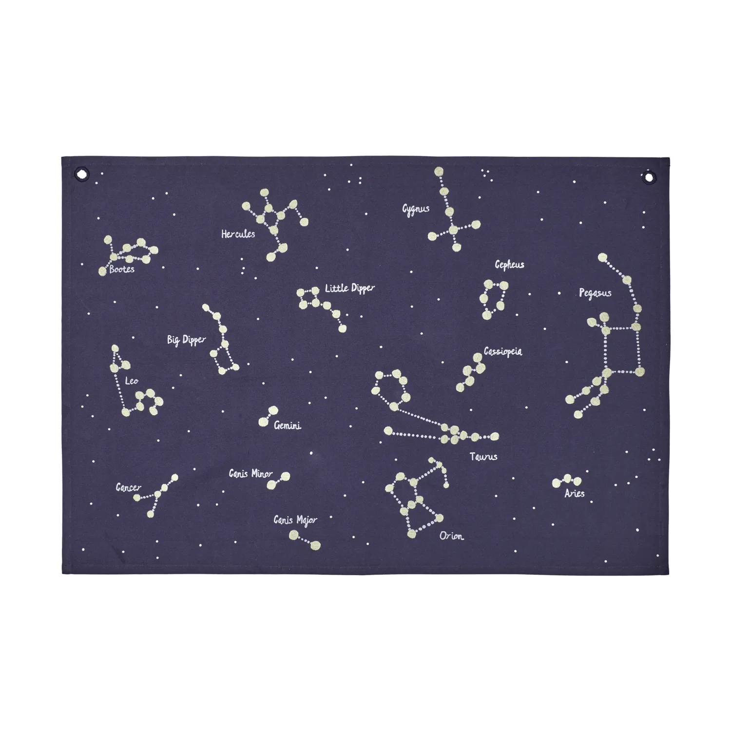 Constellation tekstiilikartta, Tummansininen, 70x100 cm Ferm Living