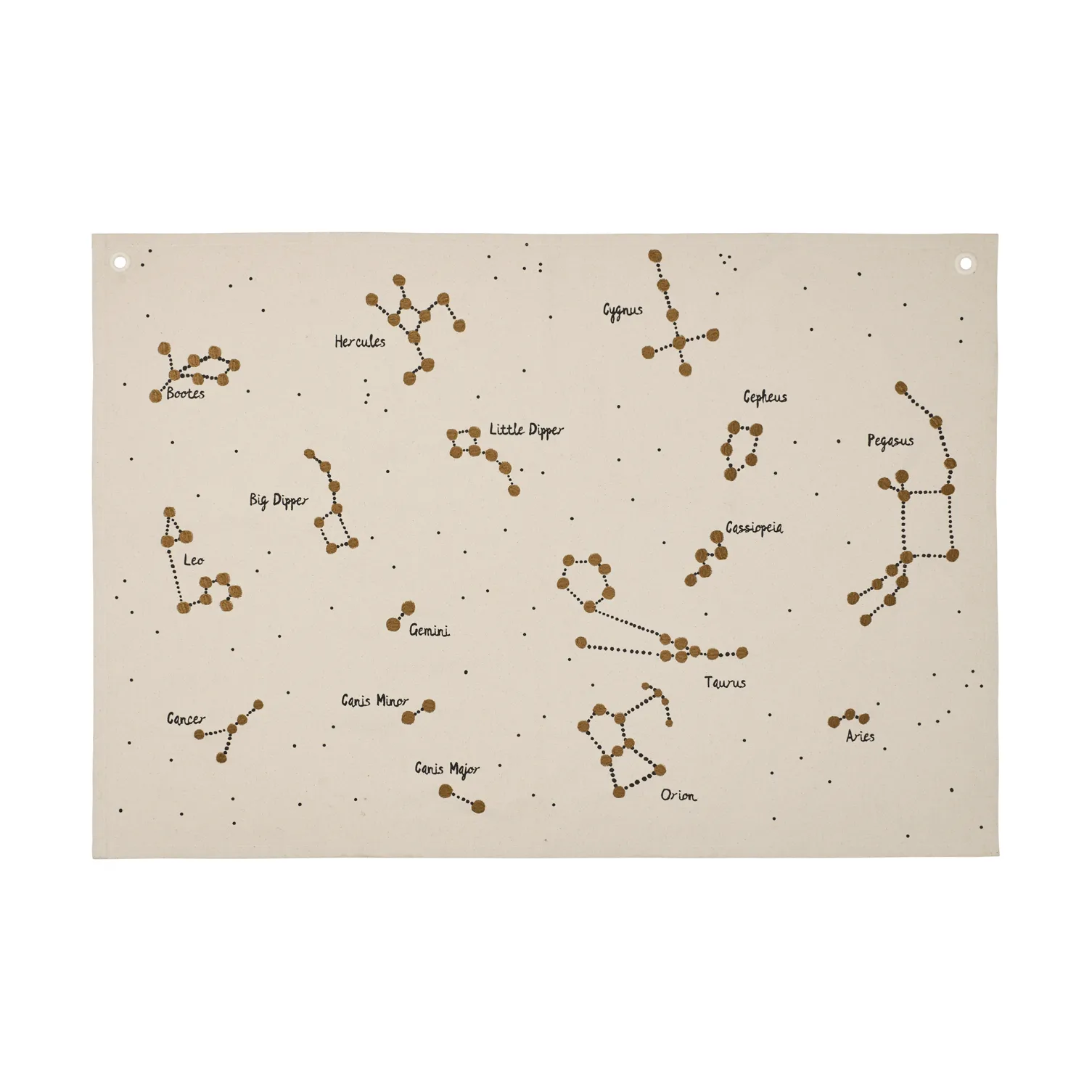 Constellation tekstiilikartta, Värjäämätön, 70x100 cm Ferm Living