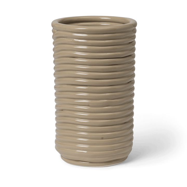 Corduroy maljakko 21 cm - Cashmere - Ferm Living