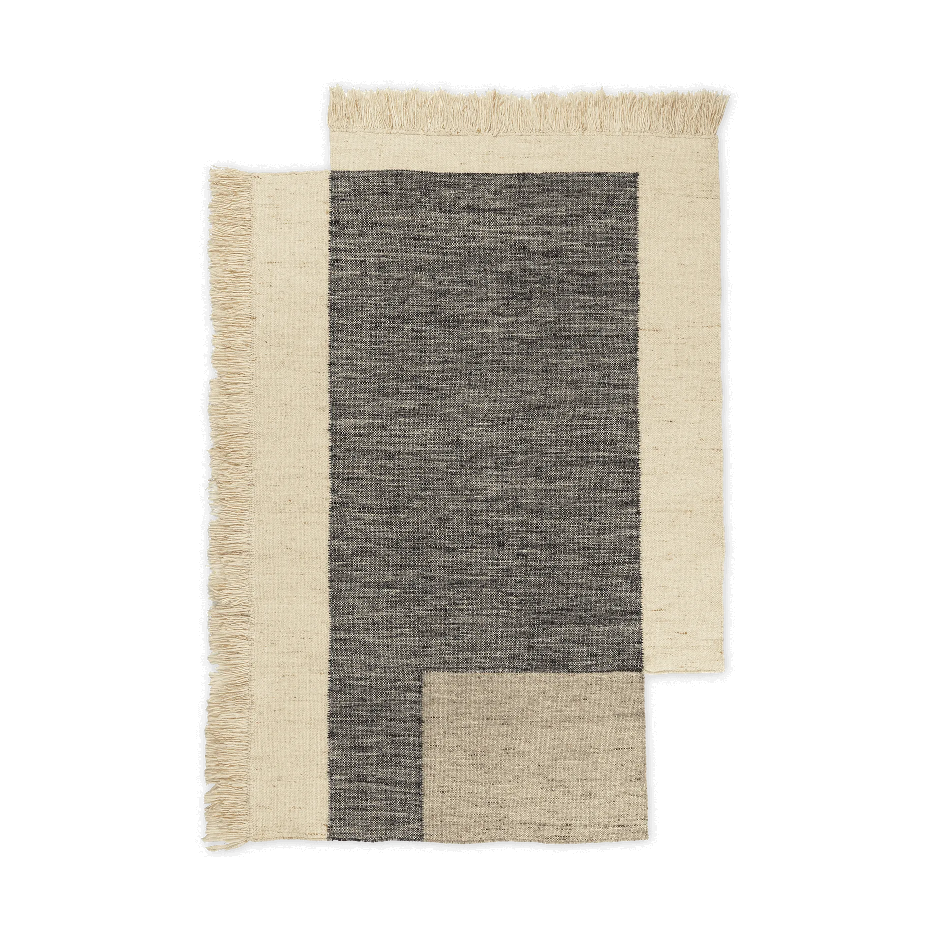 Counter villamatto, Hiili-vaaleanharmaa, 140x200 cm Ferm Living