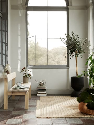 Crease villamatto 160x250 cm - Light Sand - Ferm Living