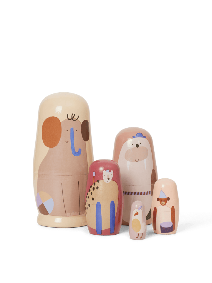 Critter nuket Ø6,4x14 cm - Multi - Ferm Living