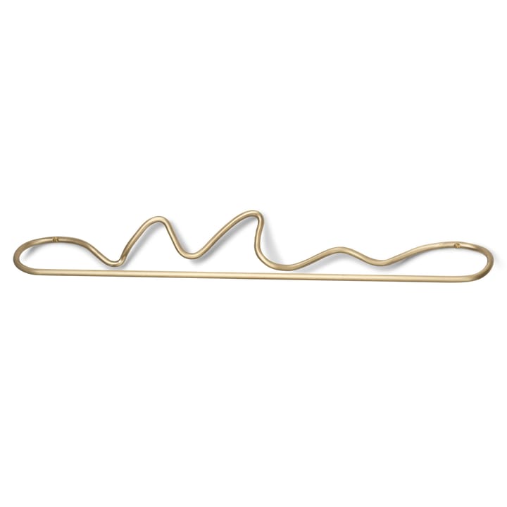 Curvature käsipyyheripustin - Messinki - Ferm Living