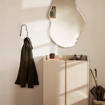 Curvature koukku tupla - Musta messinki - Ferm Living