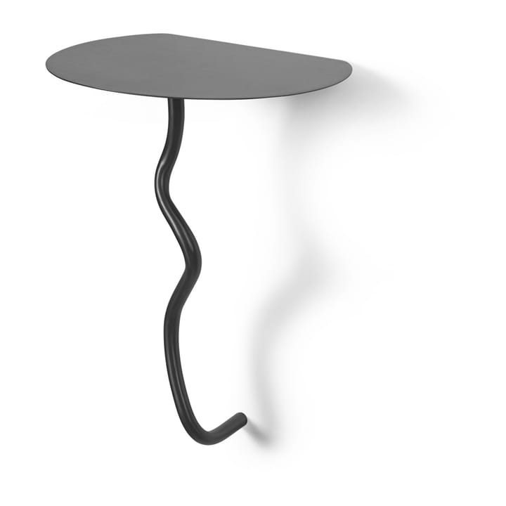 Curvature seinäpöytä, Black Brass Ferm Living