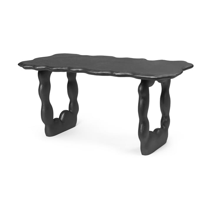 Dal Piece sohvapöytä 100x50x47 cm - Musta alumiini - Ferm Living
