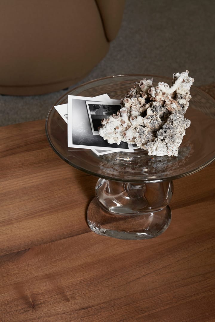 Damo glass centerpiece -lautanen - Clear - ferm LIVING