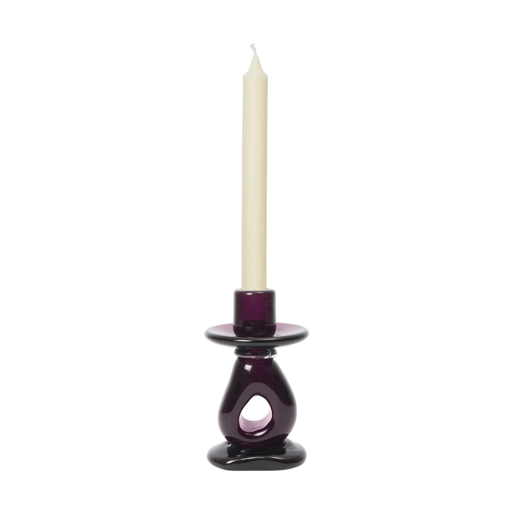 Damo kynttilänjalka 16 cm, Tumma viinirypäle Ferm Living