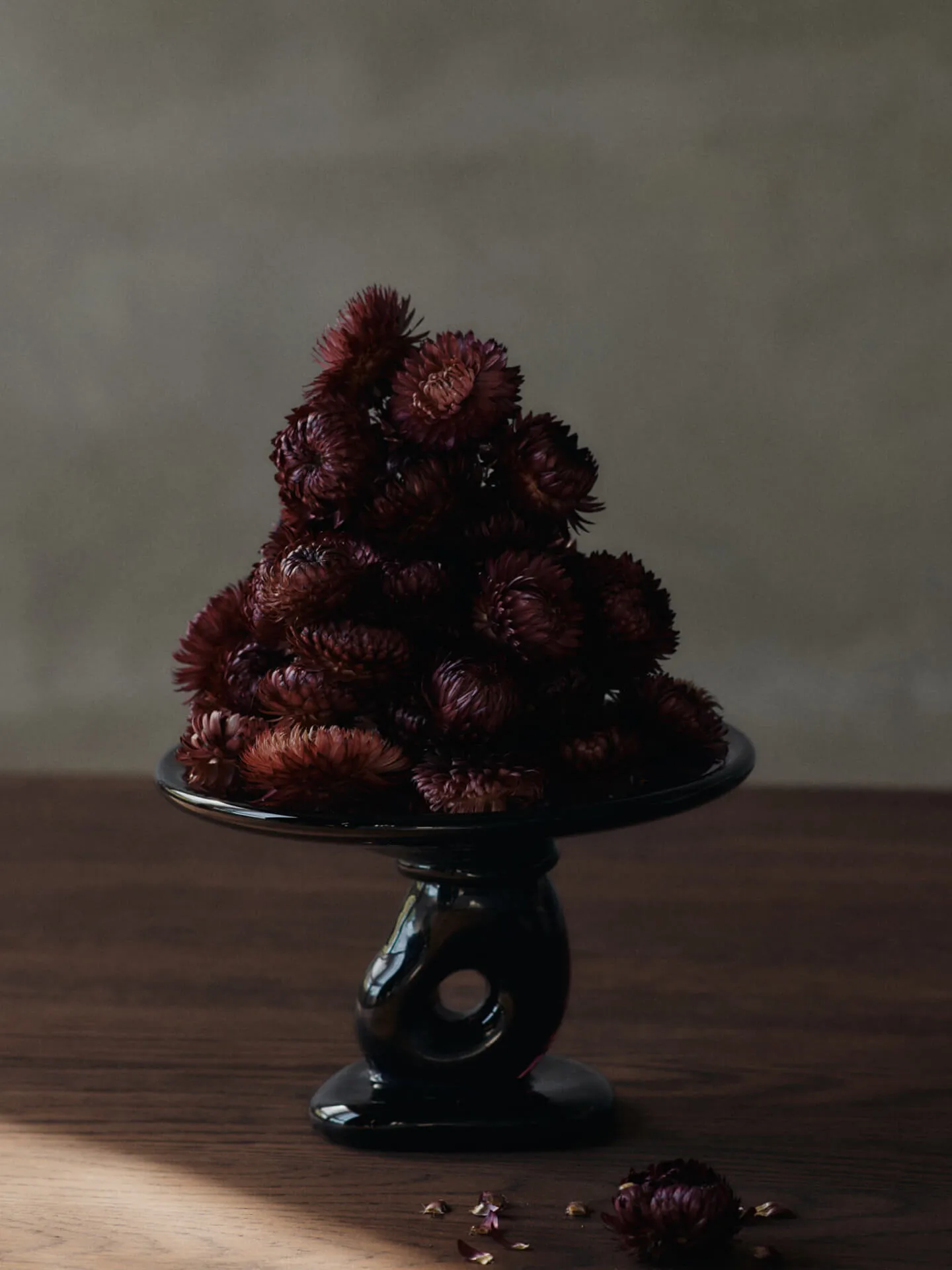 Damo lasinen keskiosa vati Ø21 cm, Tumma viinirypäle Ferm Living