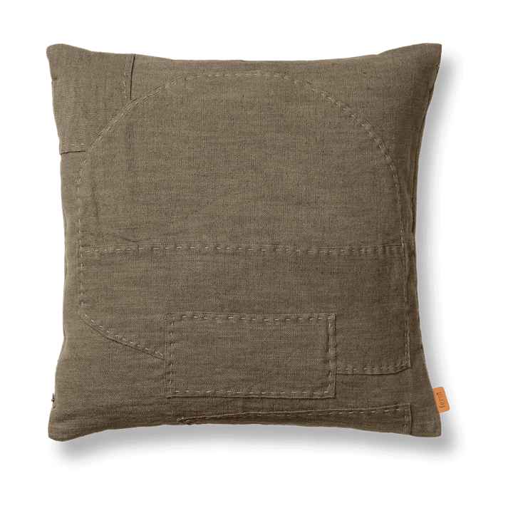 Darn tyynynpäällinen 50x50 cm - Tummanharmaa - Ferm LIVING