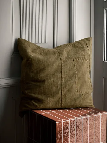 Darn tyynynpäällinen 50x50 cm - Tummanharmaa - Ferm Living