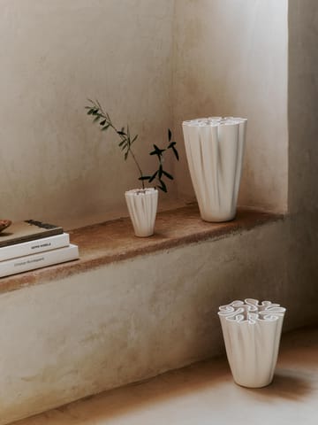 Dedali maljakko 18 cm - Off-white - Ferm Living