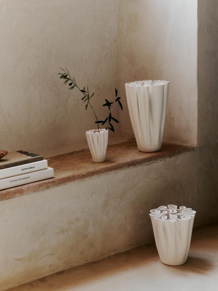 Dedali maljakko 18 cm, Off-white Ferm Living