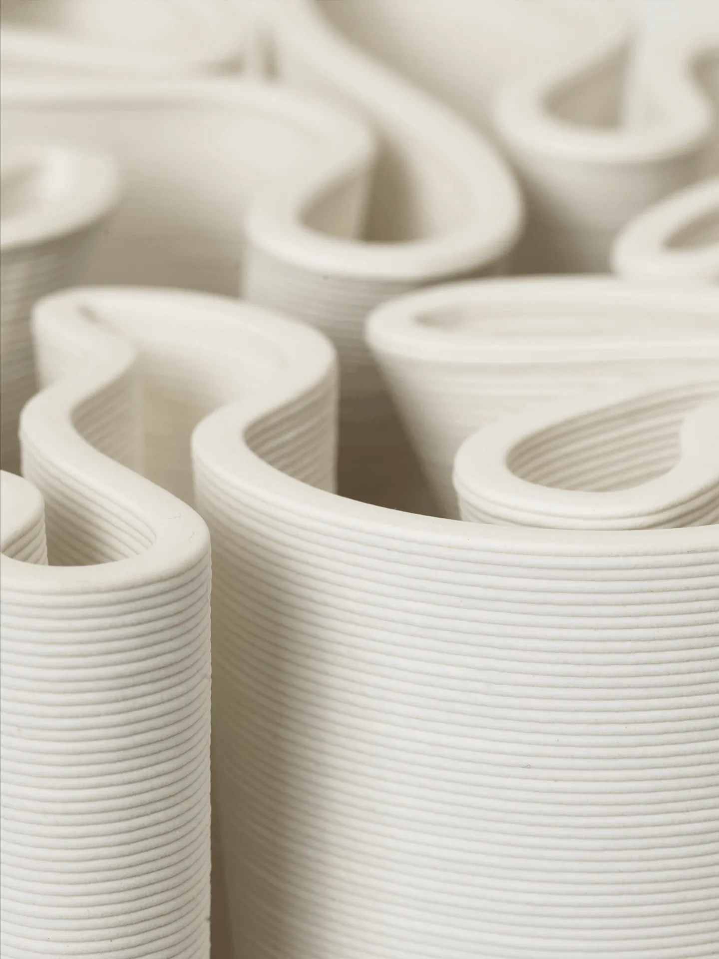 Dedali maljakko 25 cm, Off-white Ferm Living