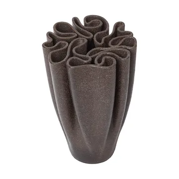 Dedali maljakko 25 cm - Tummanruskea - Ferm Living