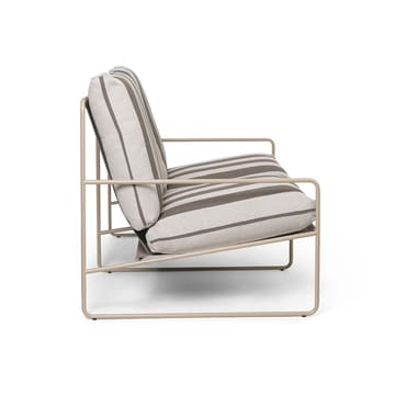 Desert 2-istuttava sohva - Cash stripe-chocolate - Ferm Living