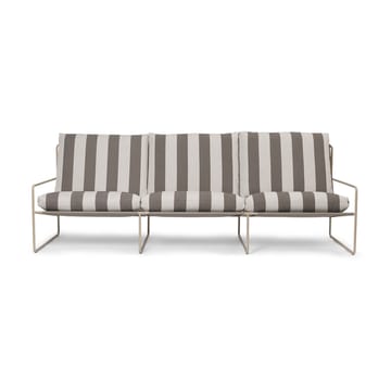 Desert 3-istuttava sohva - Cash stripe-chocolate - Ferm Living