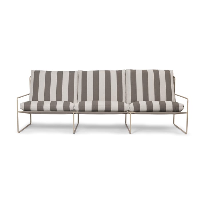 Desert 3-istuttava sohva, Cash stripe-chocolate Ferm Living