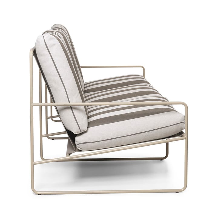 Desert 3-istuttava sohva, Cash stripe-chocolate Ferm Living