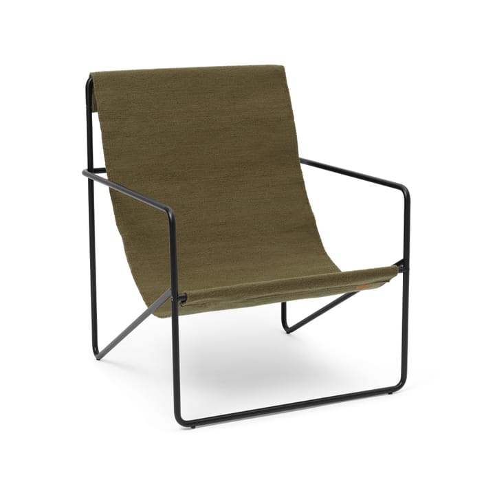 Desert aurinkotuoli - Olive, musta runko - Ferm LIVING