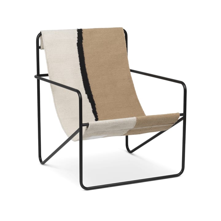 Desert loungenojatuoli - Soil, musta runko - Ferm Living