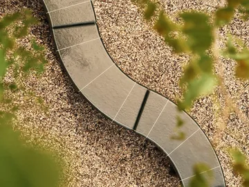 Deya kaareva istuinpenkki - Tummanvihreä, 110x40x45,5 cm - Ferm Living