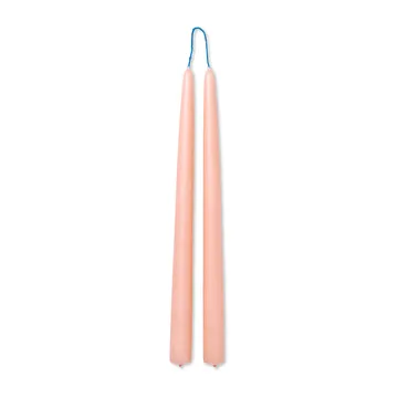 Dipped candles käsintehdyt kynttilät 30 cm 2-pack - Blush - Ferm Living