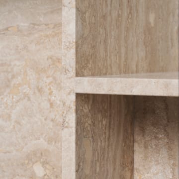 Distinct sivupöytä 59,5x35x50 cm - Travertiini - Ferm Living