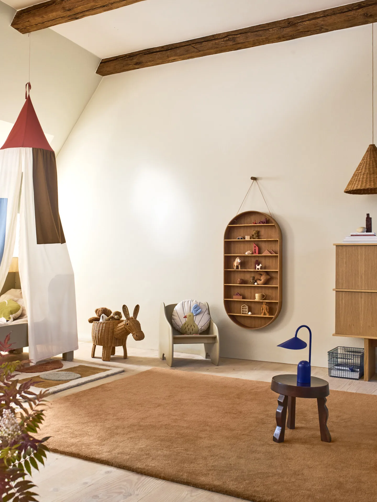 Donkey säilytyskori 49x35x66 cm, Natural Ferm Living