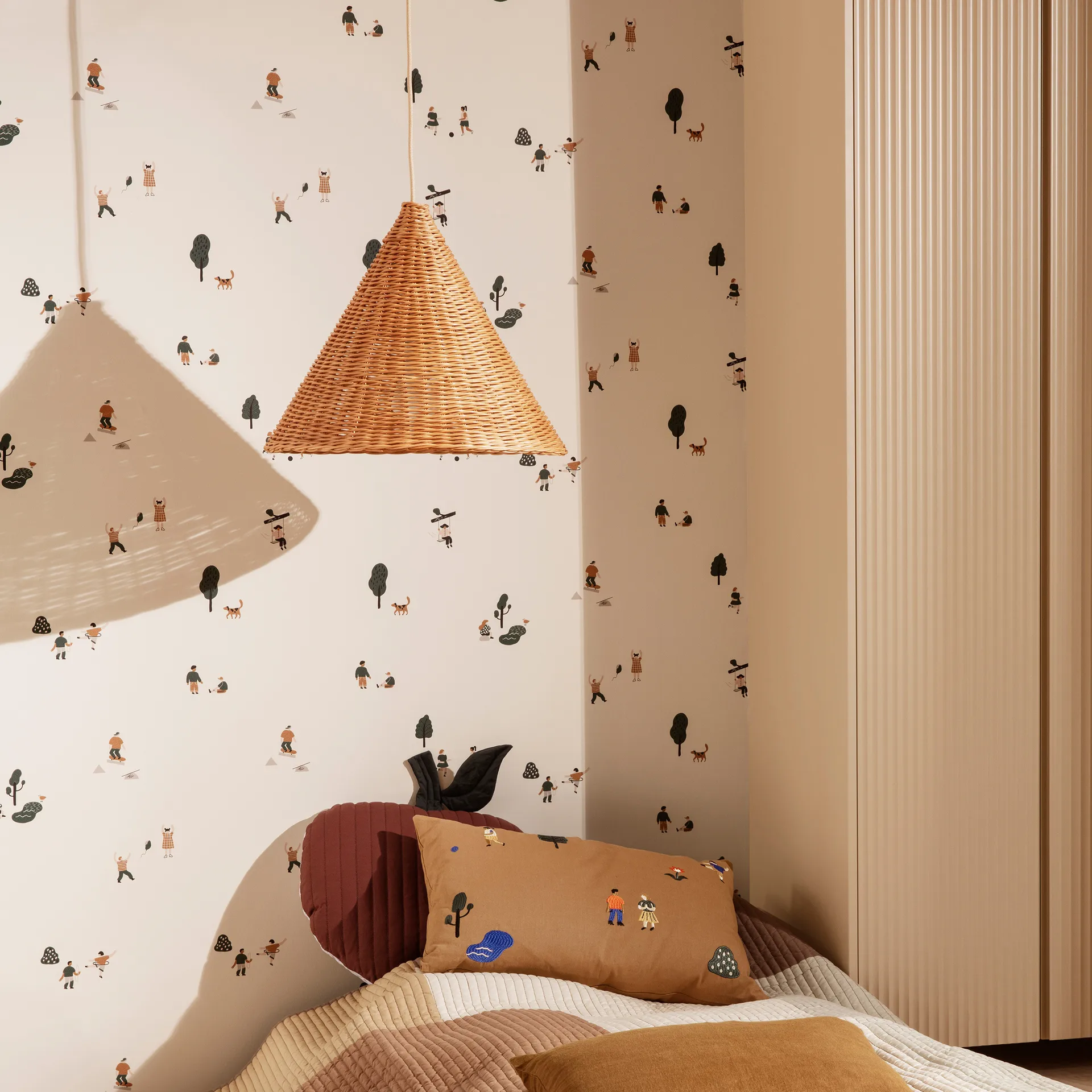 Dou lampunvarjostin Ø45 cm, Natural Ferm Living