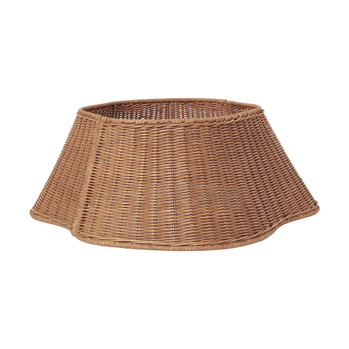 Ferm Living Drape punottu puun hame joulukuusikori Natural