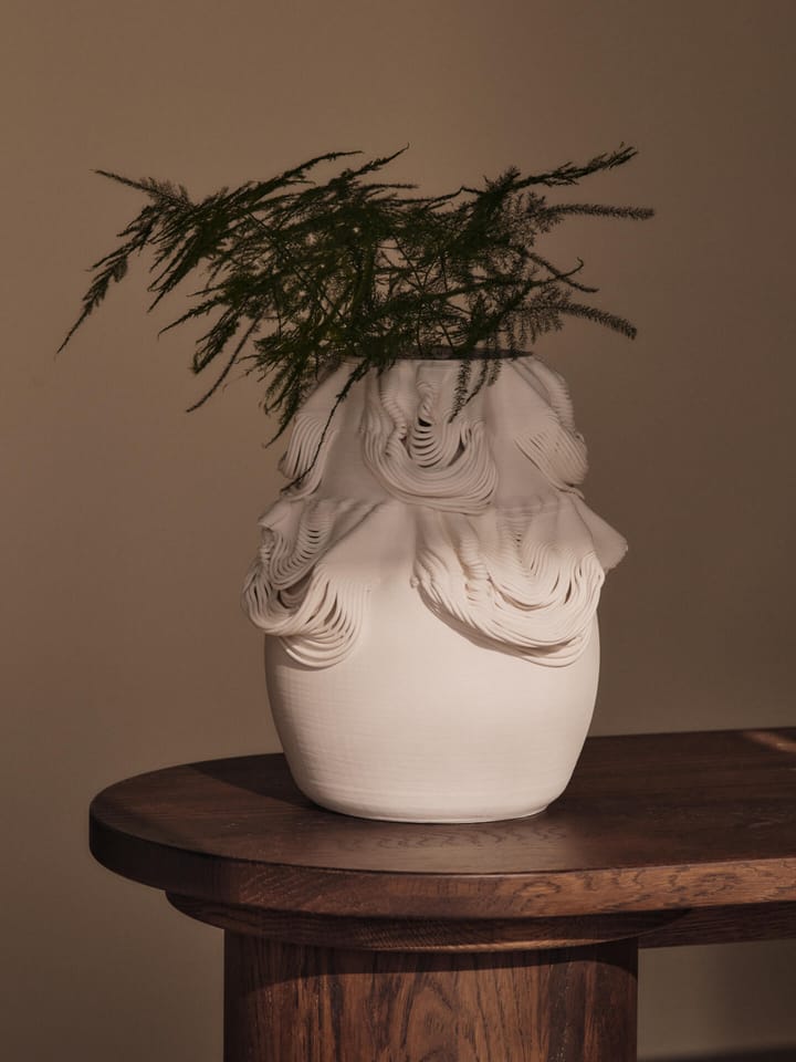 Drisca-maljakko 23 cm, Off-white Ferm Living