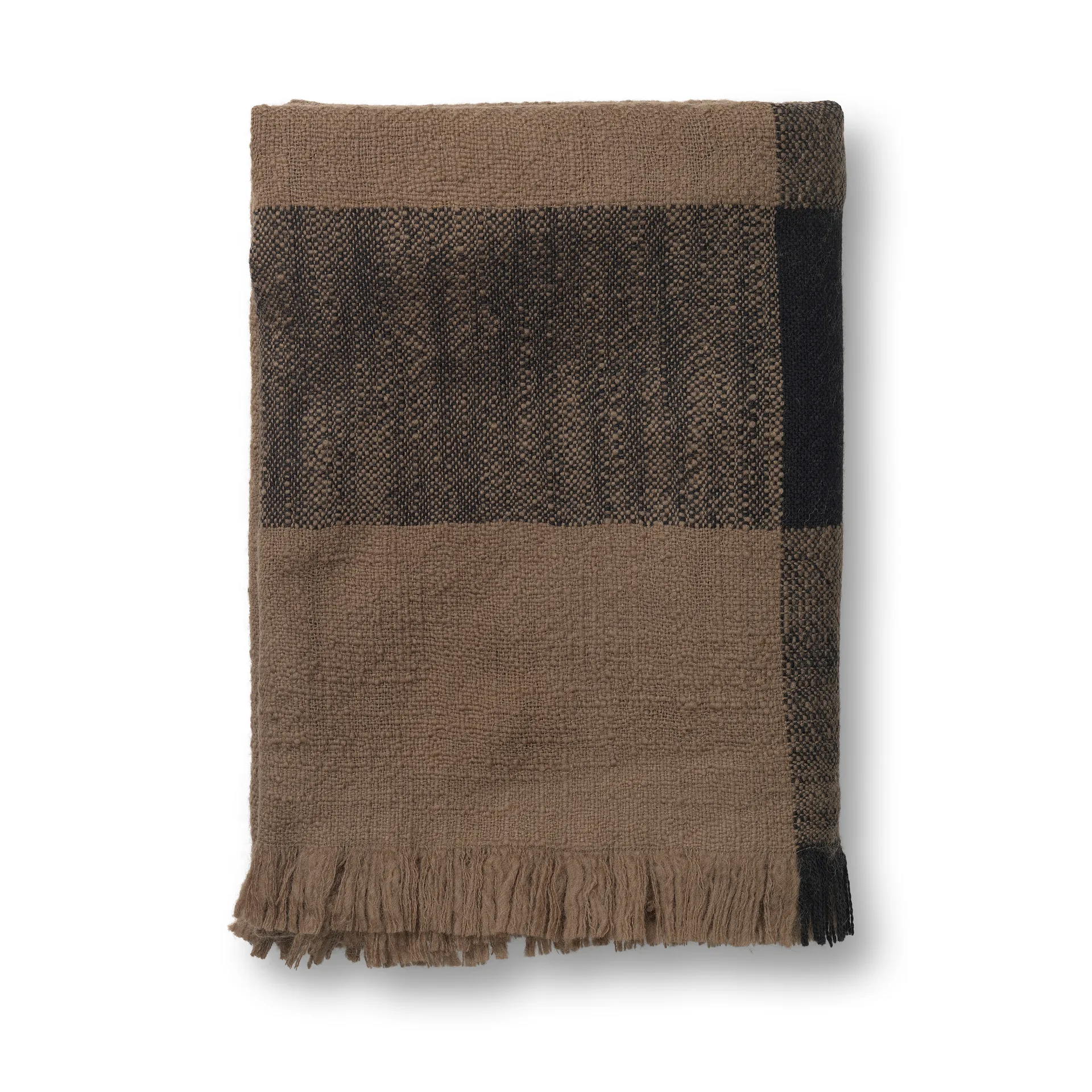 Dry villapeite 120 x 180 cm, Sugar Kelp/Black Ferm Living