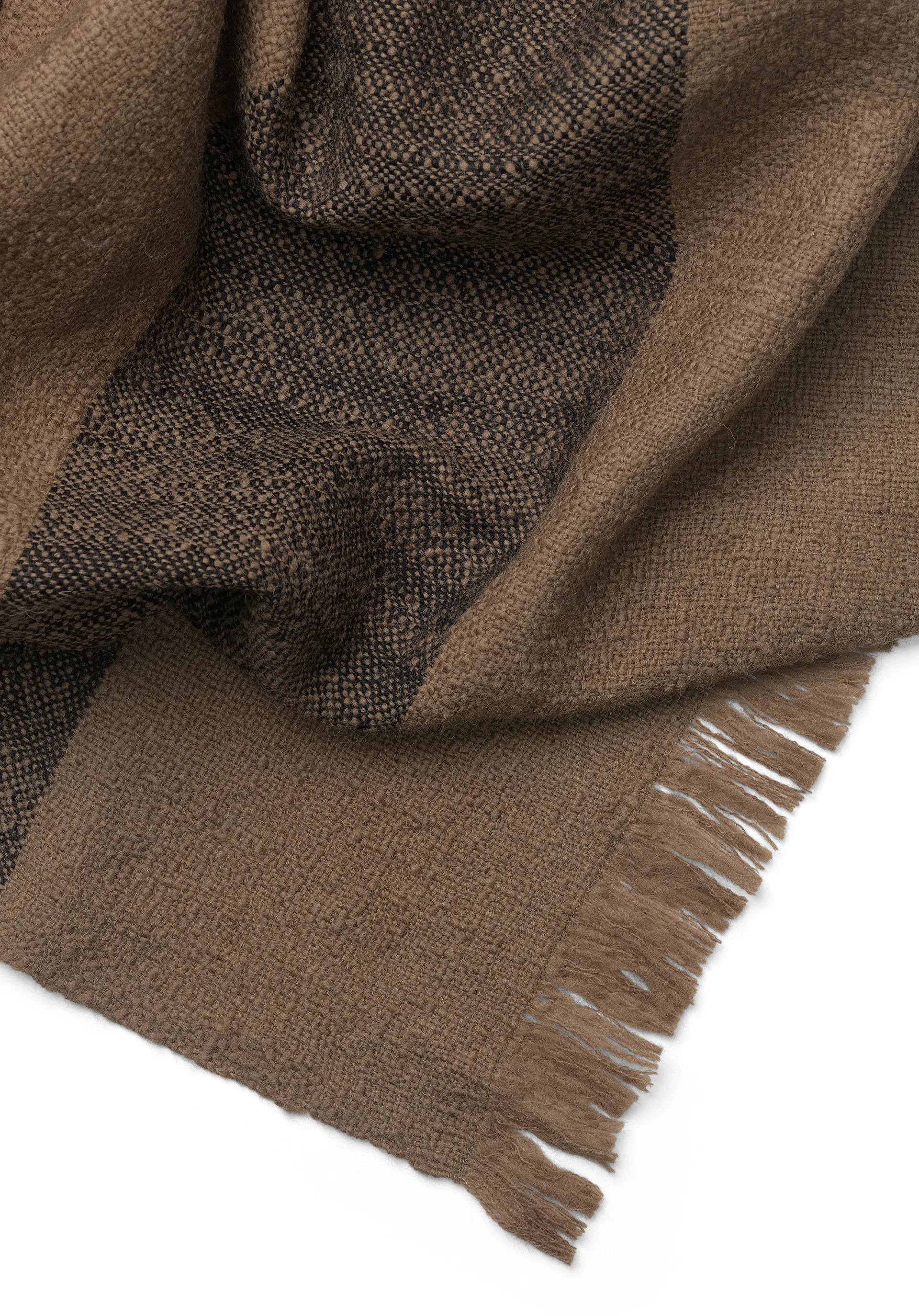 Dry villapeite 120 x 180 cm, Sugar Kelp/Black Ferm Living