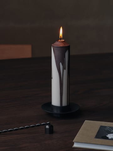Dryp kynttilä - Dark Chocolate, 20 cm - Ferm Living