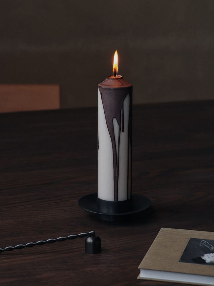 Dryp kynttilä, Dark Chocolate, 20 cm Ferm Living