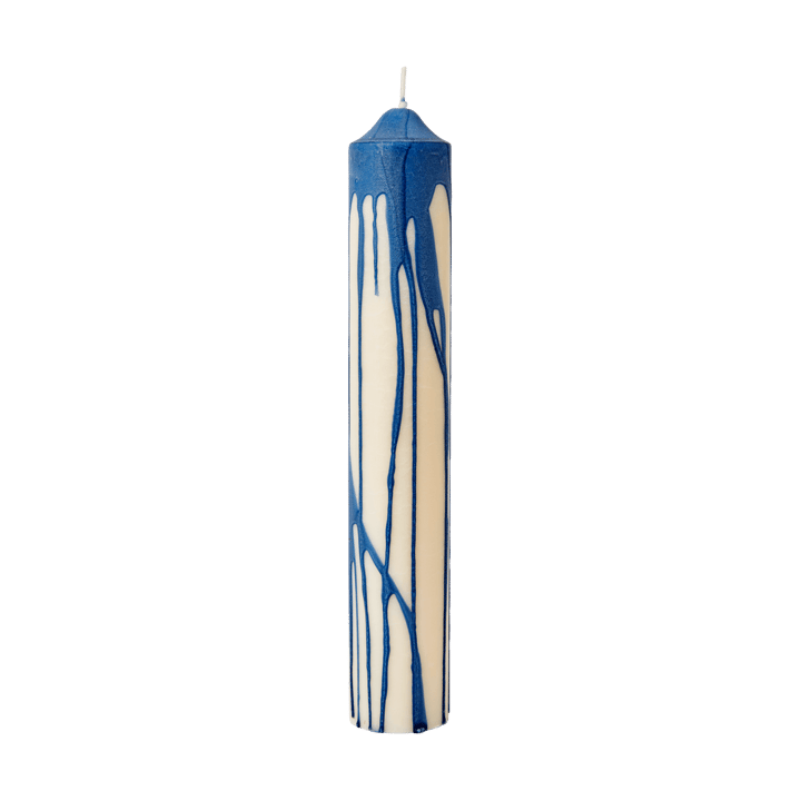 Dryp kynttilä - Deep Blue, 30 cm - Ferm Living
