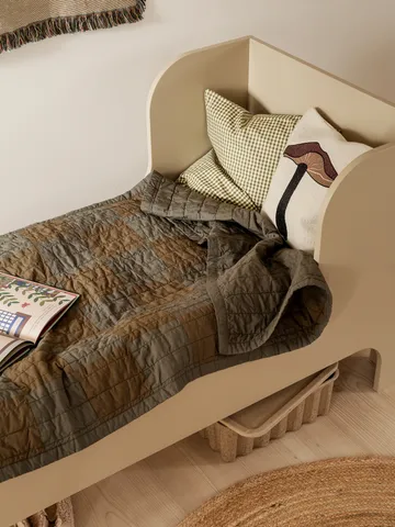 Duo tikattu huopa 90x187 cm - Green Tonal - Ferm Living