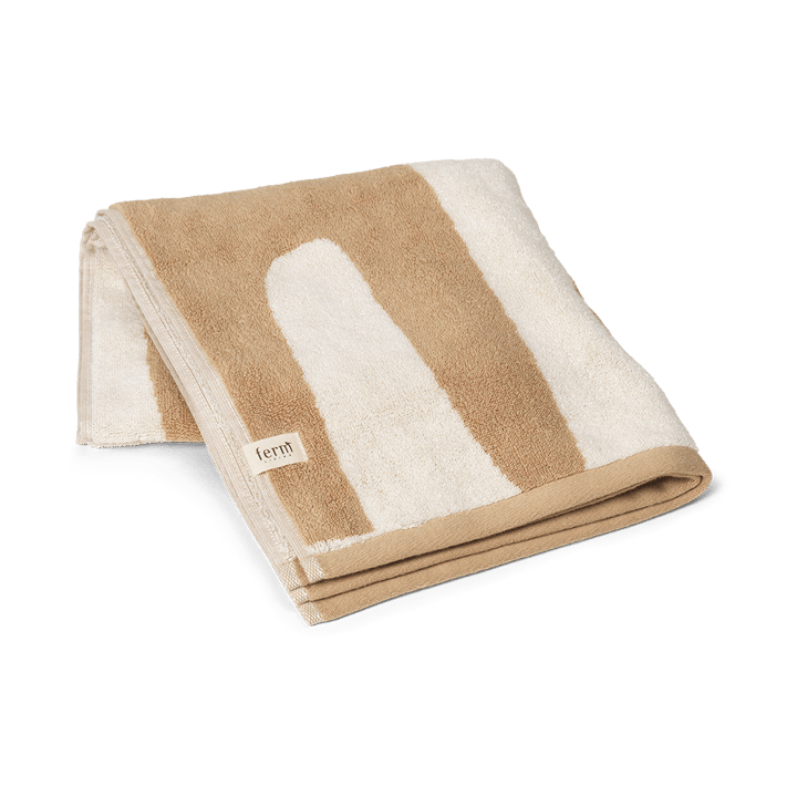 Ebb pyyhe 50x100 cm - Sand, off-white - Ferm Living