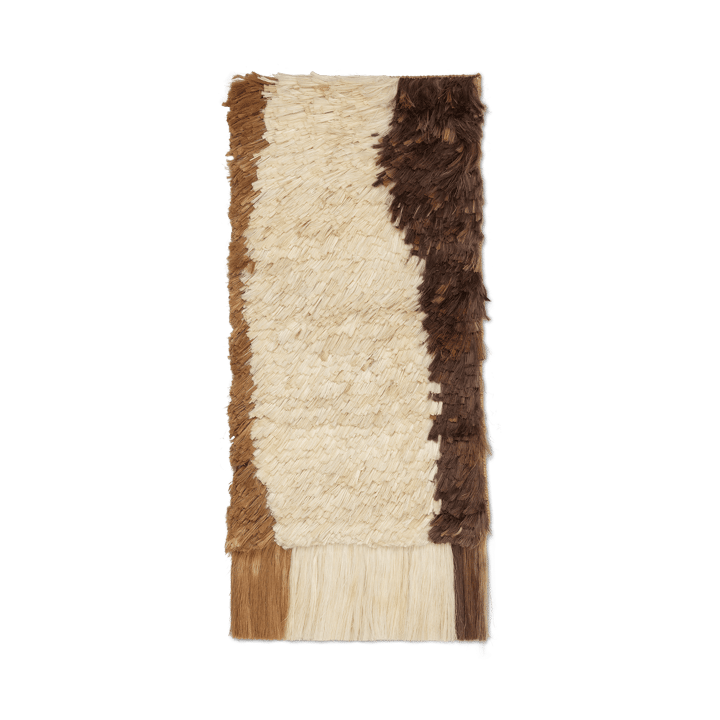 Edge Wall Rug seinävaate 50x110 cm - Vaaleanharmaa-kahvi - ferm LIVING