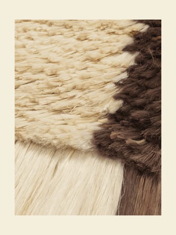 Edge Wall Rug seinävaate 50x110 cm - Vaaleanharmaa-kahvi - ferm LIVING