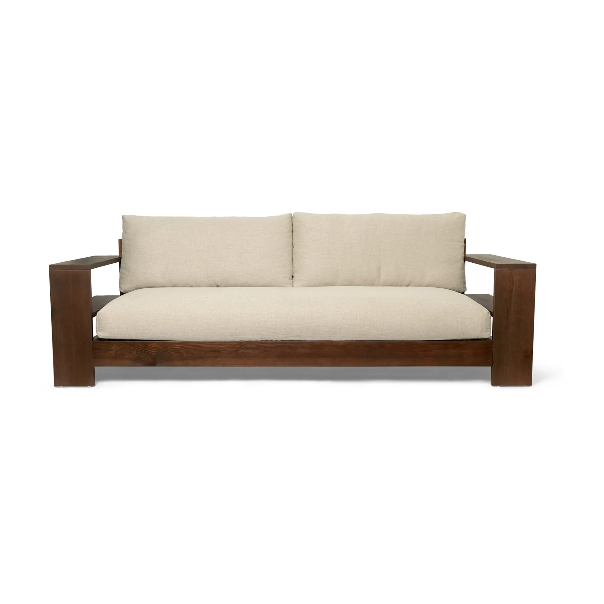 Edre sohva classic linen, Dark Stained-Natural Ferm Living