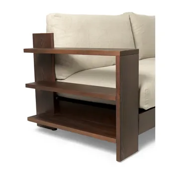 Edre sohva classic linen - Dark Stained-Natural - Ferm Living