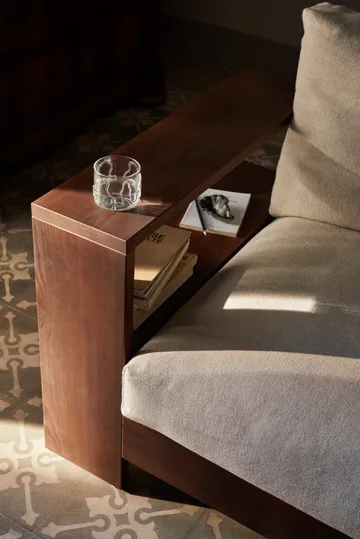 Edre sohva classic linen - Dark Stained-Natural - Ferm Living